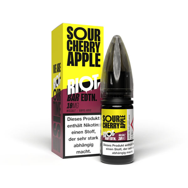 Riot Squad BAR EDTN - Sour Cherry Apple Liquid 10ml 10mg/ml