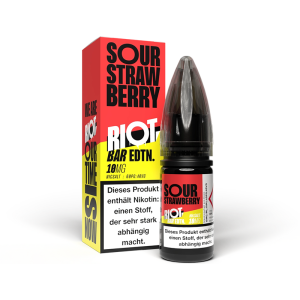 Riot Squad BAR EDTN - Sour Strawberry Liquid 10ml 10mg/ml