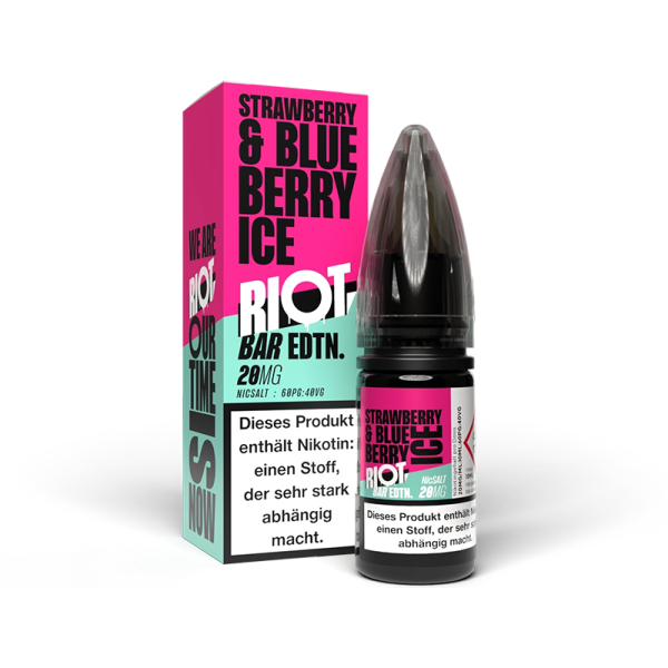 Riot Squad BAR EDTN - Strawberry Blueberry Ice Liquid 10ml 20mg/ml