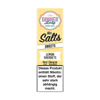Dinner Lady Nic Salt - Lemon Sherbets Liquid 10ml 20mg/ml