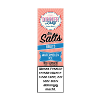 Dinner Lady Nic Salt - Watermelon Ice Liquid 10ml 20mg/ml