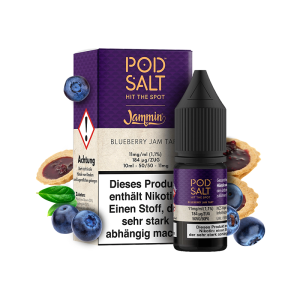 Pod Salt Fusion - Blueberry Jam Tart NicSalt Liquid 10ml...