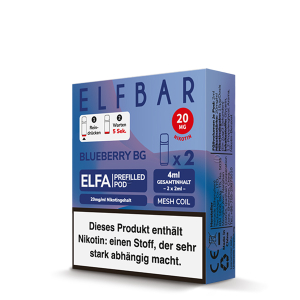 ELF Bar - ELFA Blueberry BG Pod 20mg/ml