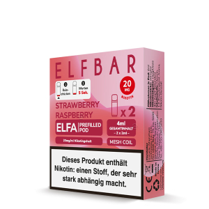 ELF Bar - ELFA Strawberry Raspberry Pod 20mg/ml