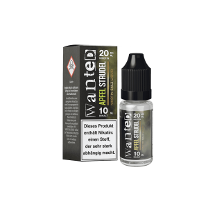Wanted - Apfelstrudel NicSalt Liquid 10ml 10mg/ml