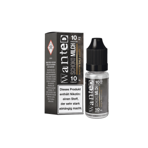 Wanted - Schokomilch NicSalt Liquid 10ml 20mg/ml