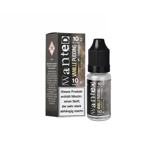 Wanted - Vanillepudding mit Erdbeere NicSalt Liquid 10ml...