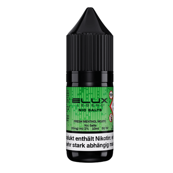 ELUX Nic Salt - Fresh Menthol Mojito Liquid 10ml 10mg/ml