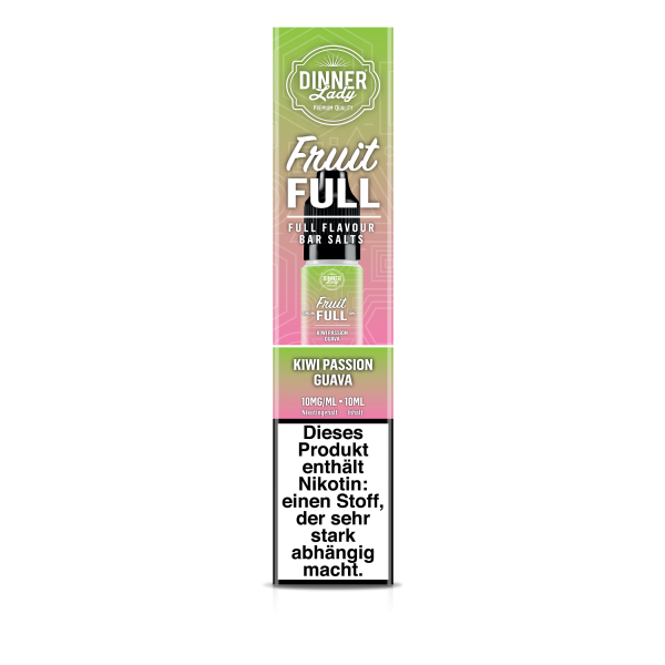 Dinner Lady Fruit Full - Kiwi Passionfruit Guava Liquid 10mg/ml