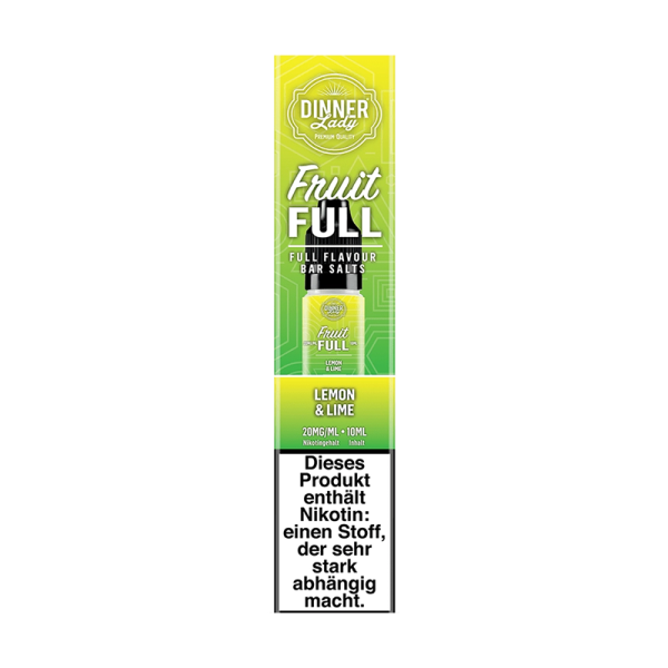 Dinner Lady Fruit Full - Lemon & Lime Liquid 10mg/ml