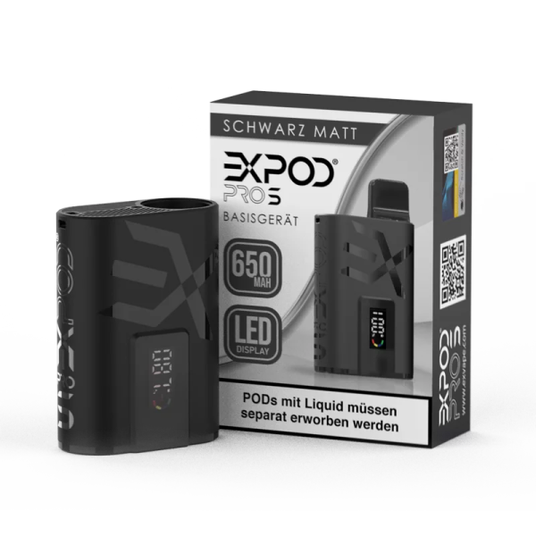 EXVape - Expod Pro S Basisgerät - Schwarz Matt