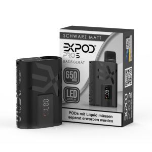 EXVape - Expod Pro S Basisgerät - Schwarz Matt