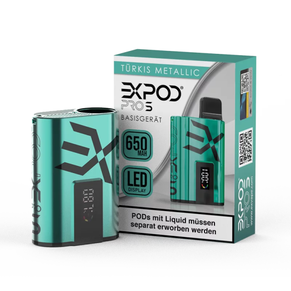 EXVape - Expod Pro S Basisgerät - Türkis Metallic