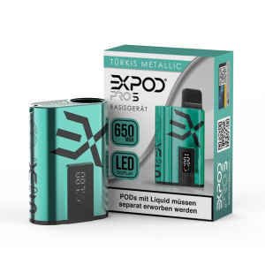 EXVape - Expod Pro S Basisgerät - Türkis Metallic