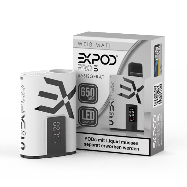EXVape - Expod Pro S Basisgerät - Weiß Matt