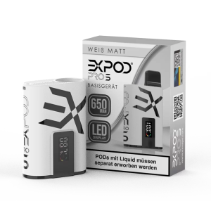 EXVape - Expod Pro S Basisgerät - Weiß Matt