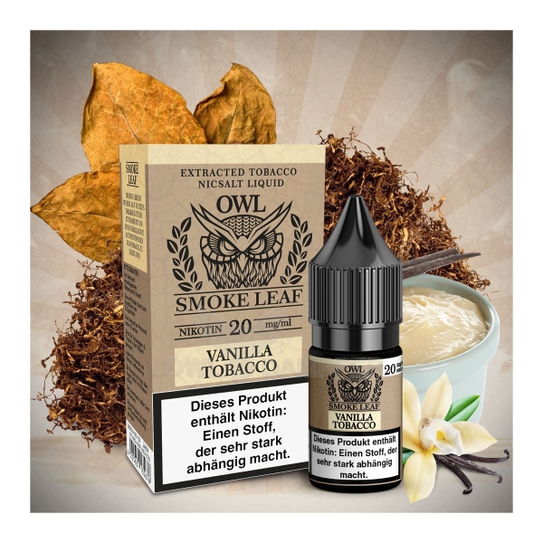 OWL Smoke Leaf - Vanilla Tobacco Liquid 20mg/ml