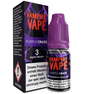 Vampire Vape - Purple Craze Liquid 10ml - 3mg/ml