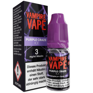 Vampire Vape - Purple Craze Ice Liquid 10ml - 0mg/ml