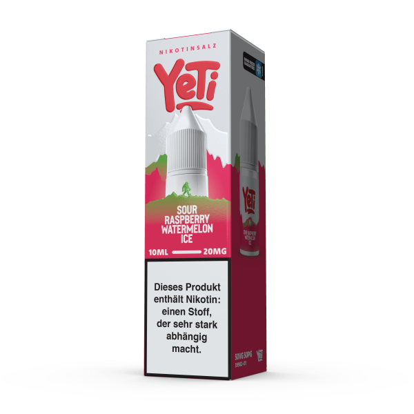 Yeti Summit - Sour Raspberry Watermelon Ice Liquid 10ml 20mg/ml