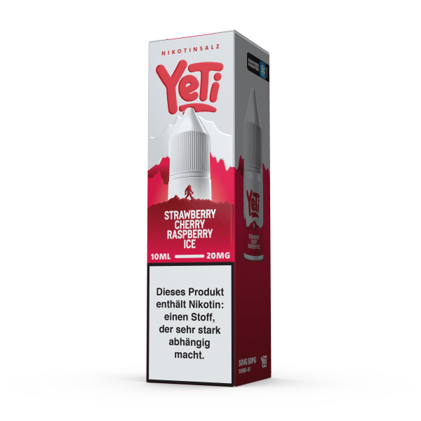 Yeti Summit - Strawberry Cherry Raspberry Ice Liquid 10ml 10mg/ml