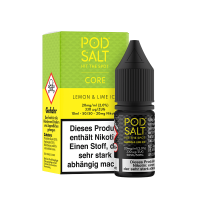 Pod Salt Core - Lemon & Lime Ice Liquid 10ml 20mg/ml