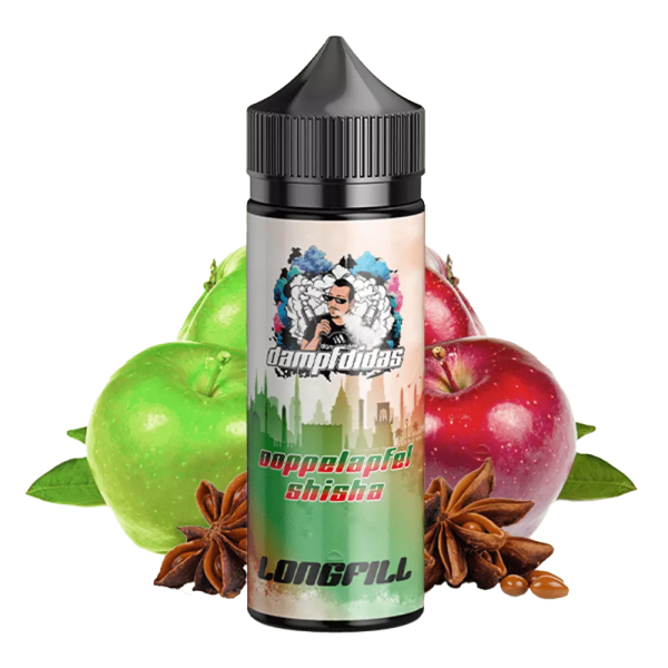 Dampfdidas - Doppelapfel Shisha Aroma 10ml Longfill
