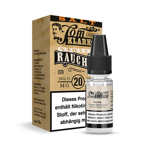 Tom Klarks Nic Salt - Rauchig Liquid 10ml 20mg/ml