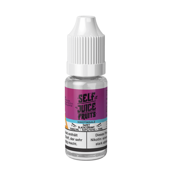 Self Juice Nic Salt - Sweet Blackcurrant Ice Liquid 10ml 20mg/ml
