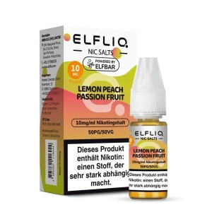 Elfliq by Elfbar Nic Salt - Lemon Peach Passionfruit...