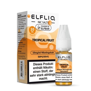 Elfliq by Elfbar Nic Salt - Tropical Fruit Liquid 10ml -...