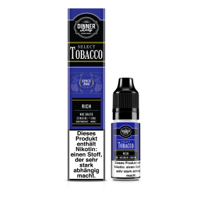 Dinner Lady Select Tobacco - Rich Liquid 10ml - 10mg/ml