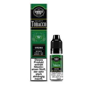 Dinner Lady Select Tobacco - Virginia Liquid 10ml - 10mg/ml