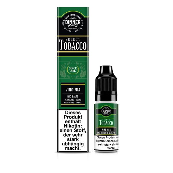 Dinner Lady Select Tobacco - Virginia Liquid 10ml - 20mg/ml