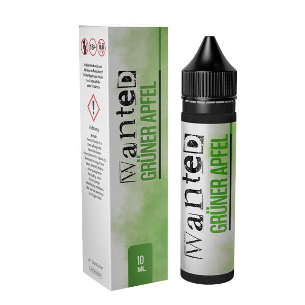 Wanted - GrÃ¼ner Apfel Aroma 10ml Longfill