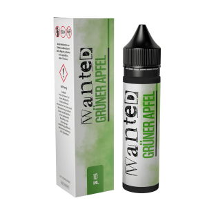 Wanted - Grüner Apfel Aroma 10ml Longfill