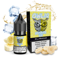 OWLIQ Nic Salt - Banana Ice Liquid 10ml 10mg/ml