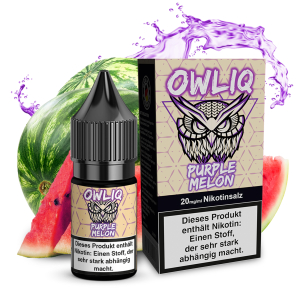 OWLIQ Nic Salt - Purple Melon Liquid 10ml 20mg/ml