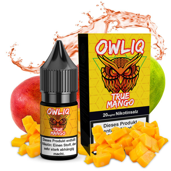 OWLIQ Nic Salt - True Mango Liquid 10ml 10mg/ml
