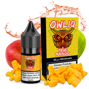 OWLIQ Nic Salt - True Mango Liquid 10ml 20mg/ml