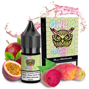 OWLIQ Nic Salt - Cactus Passionfruit Ice Liquid 10ml 20mg/ml