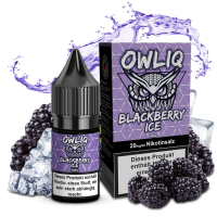 OWLIQ Nic Salt - Blackberry Ice Liquid 10ml 20mg/ml