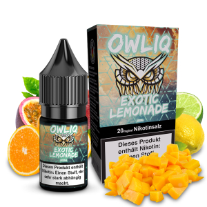 OWLIQ Nic Salt - Exotic Lemonade Liquid 10ml 20mg/ml