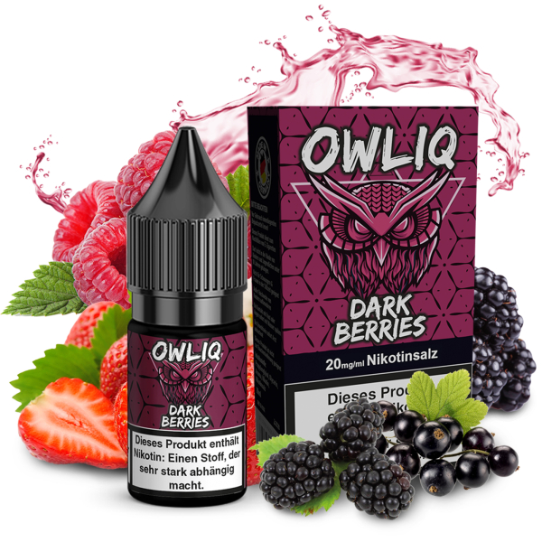 OWLIQ Nic Salt - Dark Berries Liquid 10ml 10mg/ml