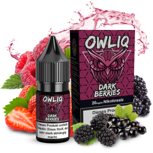 OWLIQ Nic Salt - Dark Berries Liquid 10ml 10mg/ml
