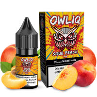 OWLIQ Nic Salt - Sour Peach Liquid 10ml - 20mg/ml