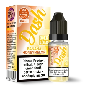 Dash Overload Nic Salt - Banana Honeymelon Liquid 10ml...