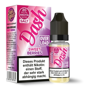 Dash Overload Nic Salt - Sweet Berries Liquid 10ml 20mg/ml