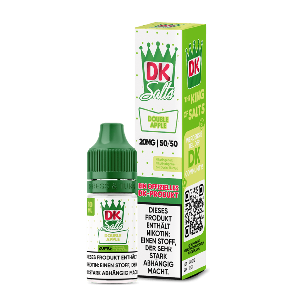 DK Salts Nic Salt - Double Apple Liquid 10ml 20mg/ml