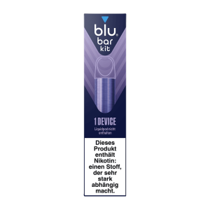 blu - blu bar Pod Kit - Grau